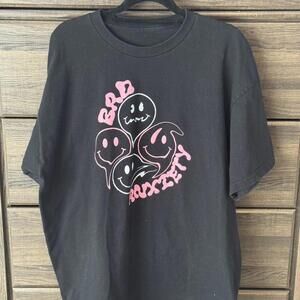 Megan Thee Stallion Bad Anxiety Black Graphic T-Shirt XL